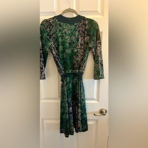 White House Black Market floral wrap dress. Size 8.